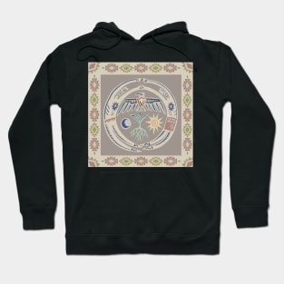 Southwest Eagle Shaman Ritual Dance Hoodie